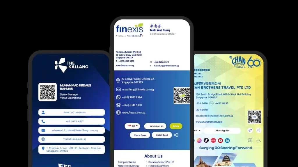 Digital Name Cards