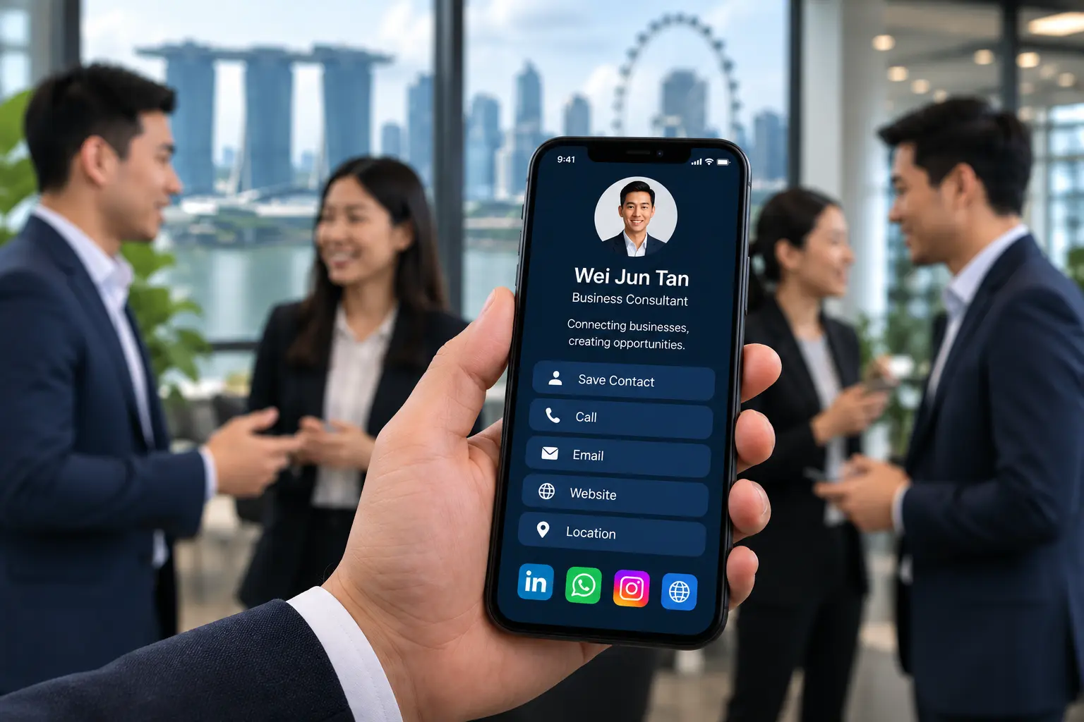 Interactive Digital Business Card