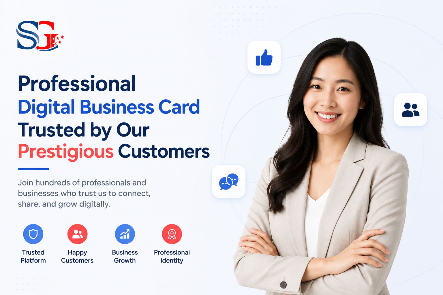 Professional Digital Business Card Trusted by Our Prestigious Customers